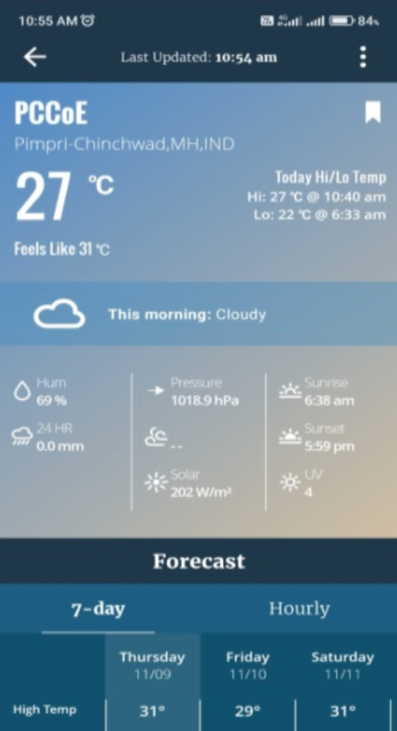 Weather Interface